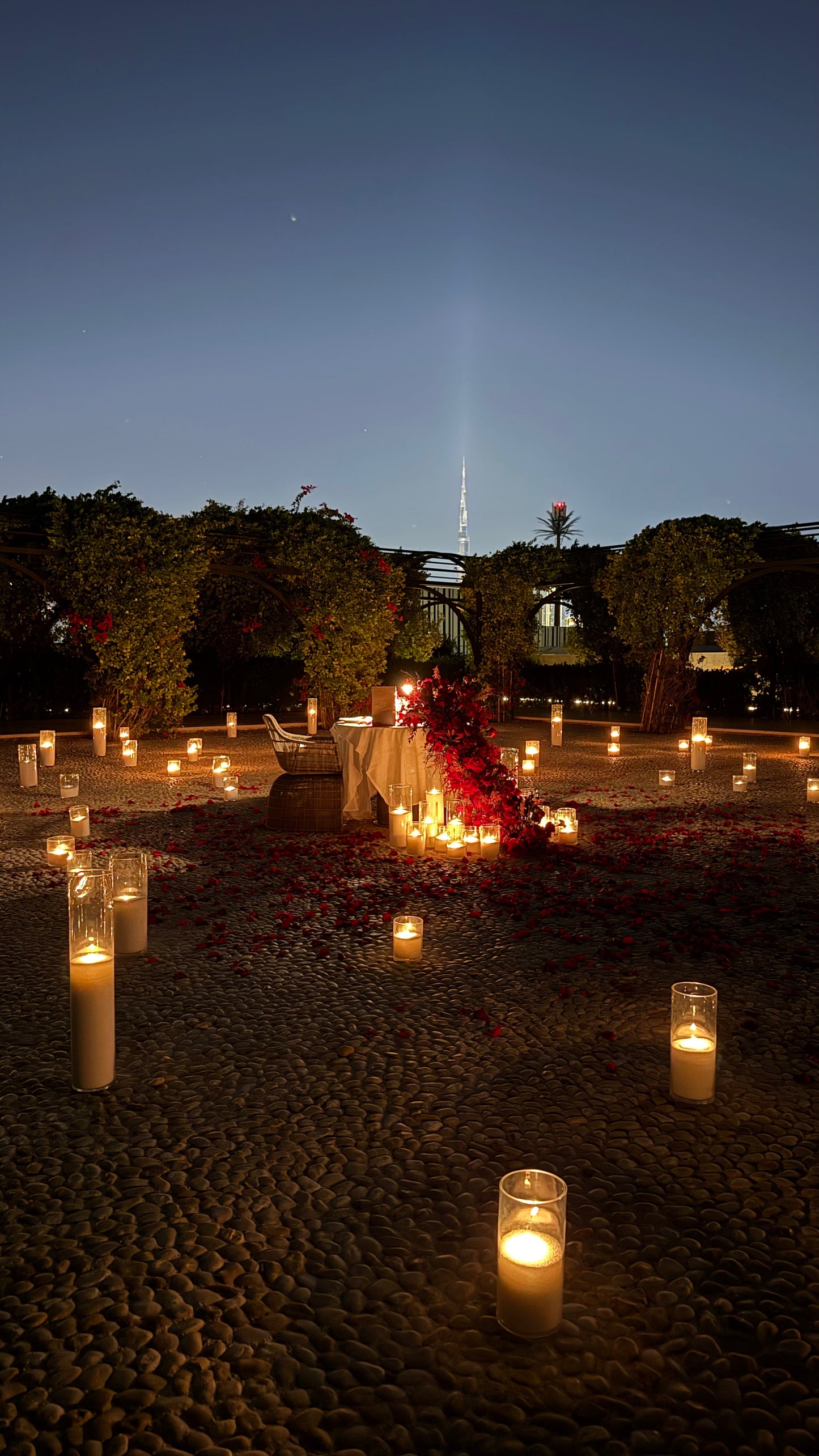 Romantic private dinner "BVLGARI"