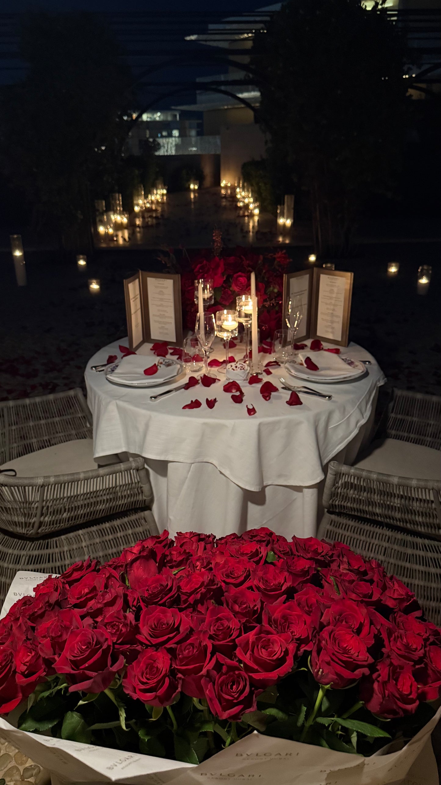 Romantic private dinner "BVLGARI"