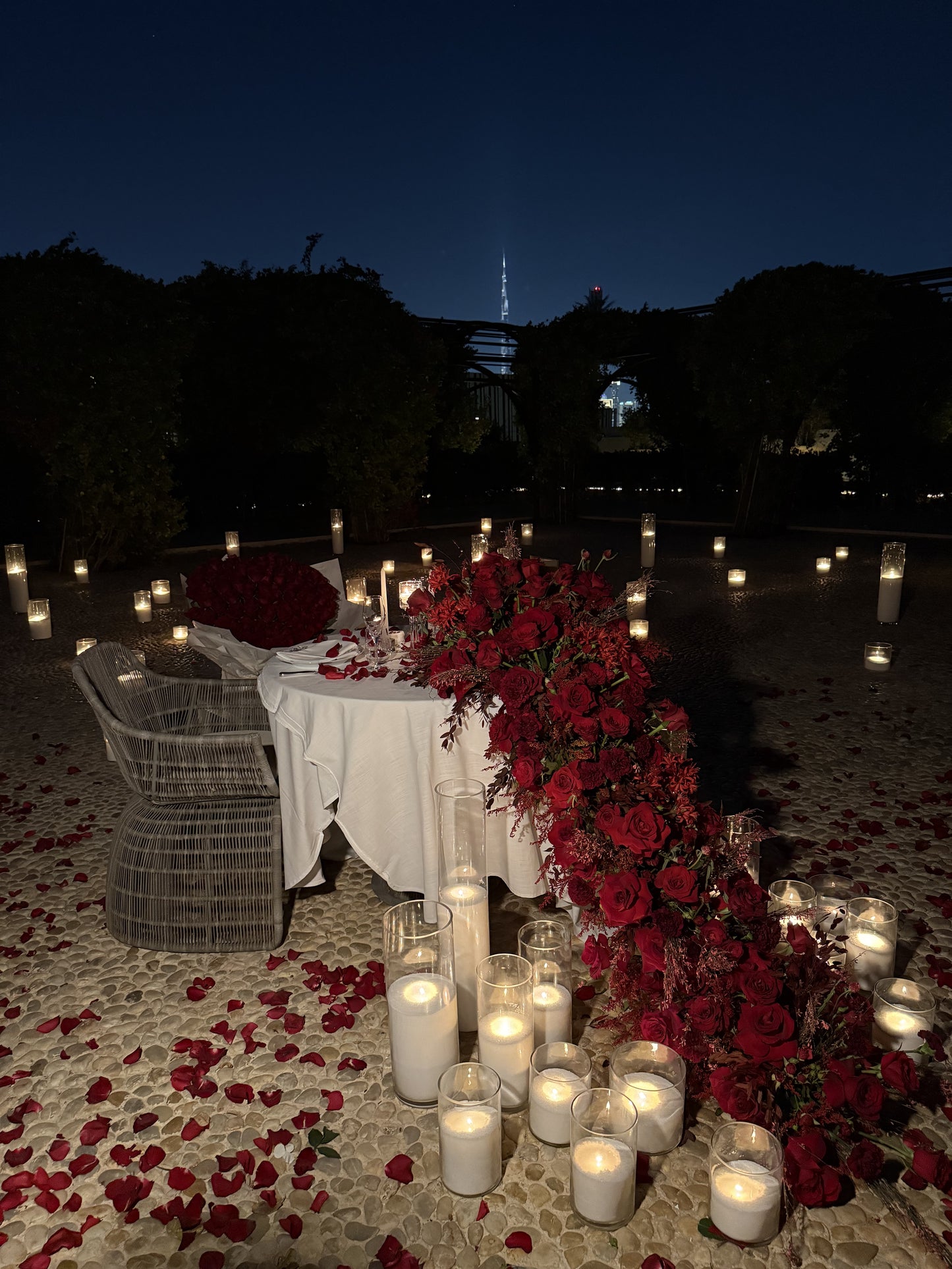 Romantic private dinner "BVLGARI"